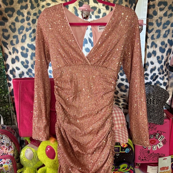 Hello Molly High Profile Dress Pink - Picture 12 of 13